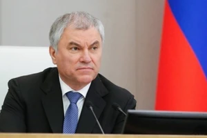 Chủ tịch Duma Quốc gia Quốc hội Liên bang Nga Vyacheslav Volodin. (Ảnh: TASS)