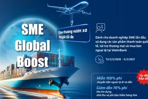 SME Global Boost, hỗ trợ tối đa cho khách hàng.
