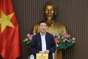 Phó Thủ tướng Hồ Đức Phớc chủ trì cuộc họp Hội đồng tư vấn chính sách tiền tệ. (Ảnh: VGP/Trần Mạnh)