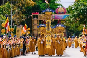 Đại lễ Vesak Liên hợp quốc lần thứ 20 năm 2025 tổ chức tại Thành phố Hồ Chí Minh. Đây là lễ hội văn hóa tôn giáo tầm cỡ quốc tế, hội tụ đức tin về hòa bình. (Ảnh: BAN TỔ CHỨC)