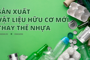 Sản xuất vật liệu hữu cơ mới thay thế nhựa