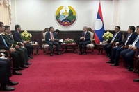 Quang cảnh cuộc gặp. (Ảnh: DUY TOÀN)