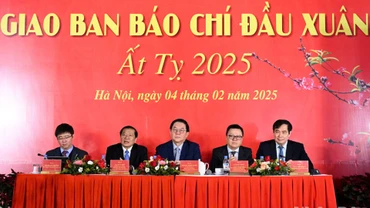 [Ảnh] Hội nghị giao ban báo chí đầu Xuân Ất Tỵ 2025