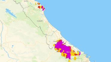 [Infographic] Cảnh báo nguy cơ lũ quét và sạt lở trong 6 giờ tới tại 72 xã, phường ở miền trung, cập nhật 10 giờ, 30/10