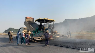Thi công dự án cao tốc bắc-nam đoạn Mai Sơn-quốc lộ 45.