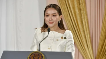 Tân Thủ tướng Thái Lan Paetongtarn Shinawatra phát biểu họp báo tại Bangkok, Thái Lan, ngày 18/8/2024. (Ảnh: THX/TTXVN)