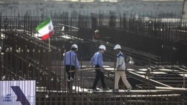 Ảnh minh họa: Công trường xây dựng giai đoạn 2 của Nhà máy điện hạt nhân Bushehr của Iran ở Bushehr, miền nam Iran, vào ngày 10/11/2019. (Ảnh: XINHUA)