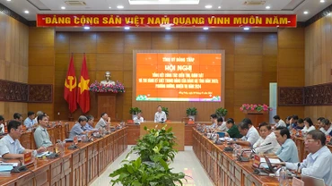 Quang cảnh hội nghị. (Ảnh: HỮU NGHĨA)