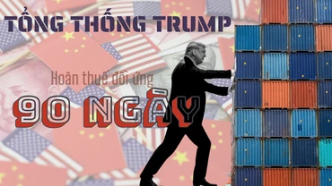 [Video] Tổng thống Mỹ Trump tạm dừng thuế đối ứng 90 ngày, mở đường cho đàm phán
