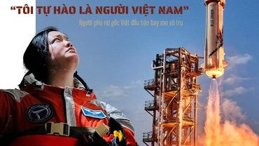 [Video] Người phụ nữ gốc Việt đầu tiên bay vào vũ trụ: Tôi tự hào là người Việt Nam 