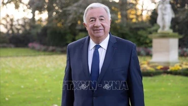 Chủ tịch Thượng viện Cộng hòa Pháp Gérard Larcher. (Ảnh: TTXVN)