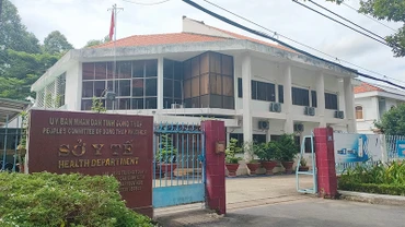 Sở Y tế tỉnh Đồng Tháp, nơi bị can Huỳnh Văn Thêm từng làm việc. (Ảnh: HỮU NGHĨA)