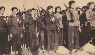 Du kích (Ảnh minh hoạ: Bảo tàng Phụ nữ Việt Nam)