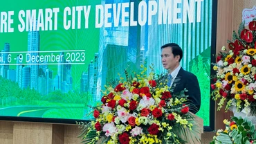 Thứ trưởng Khoa học và Công nghệ Bùi Thế Duy phát biểu ý kiến tại hội thảo.