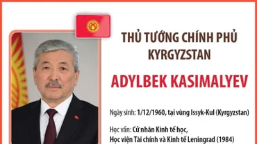 Thông tin về Thủ tướng Chính phủ Kyrgyzstan Adylbek Kasimalyev