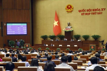 Quốc hội thông qua Luật Căn cước. (Ảnh: TTXVN)