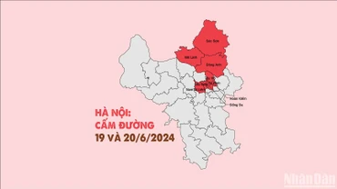 [Infographic] Hà Nội phân luồng giao thông trong ngày 19 và 20/6