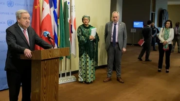 Tổng Thư ký Liên hợp quốc Antonio Guterres từng cảnh báo việc Chính phủ Mỹ cắt giảm viện trợ nước ngoài có thể sẽ khiến thế giới “kém mạnh khỏe hơn, ít an toàn và ít thịnh vượng hơn”. (Nguồn: THX/TTXVN).