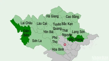 [Infographic] Mục tiêu tăng trưởng GRDP năm 2025 của các tỉnh, thành phố vùng Trung du và miền núi phía bắc