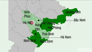 [Infographic] Mục tiêu tăng trưởng GRDP năm 2025 của các tỉnh, thành phố vùng Đồng bằng sông Hồng