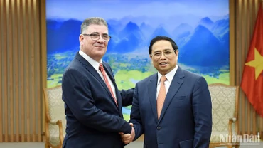 [Ảnh] Thủ tướng Phạm Minh Chính tiếp Bộ trưởng Nội vụ Cuba