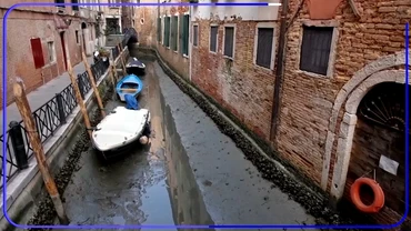 [Video] Các con kênh ở Venice đang dần khô cạn