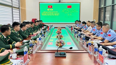 Quang cảnh buổi hội đàm.
