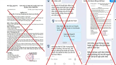 Mạo danh nhân viên điện lực Lào Cai gửi công văn và tin nhắn để lừa đảo người dân.