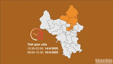 [Infographic] Hà Nội phân luồng giao thông trong ngày 14-15/4