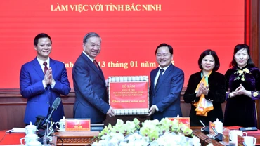 Tổng Bí thư Tô Lâm thăm và làm việc tại tỉnh Bắc Ninh.