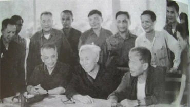 Ảnh tư liệu: Các đồng chí trong Bộ Chỉ huy Chiến dịch Hồ Chí Minh, tháng 4/1975. (Nguồn: Chinhphu.vn)