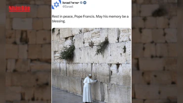 [Video] Israel xóa lời chia buồn về sự ra đi của Giáo hoàng Francis