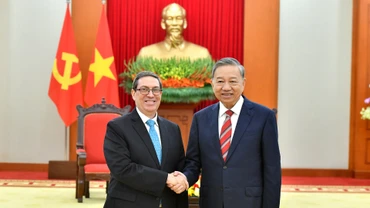 Tổng Bí thư Tô Lâm tiếp đồng chí Bruno Rodríguez Parrilla, Ủy viên Bộ Chính trị Đảng Cộng sản Cuba, Bộ trưởng Ngoại giao Cuba.