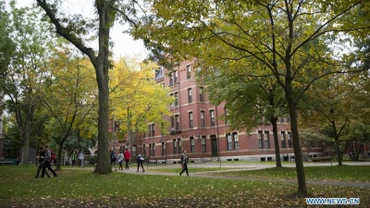 Trường đại học Harvard ở Cambridge, Massachusetts, Mỹ. (Ảnh: Tân hoa xã)