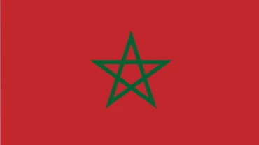 Quốc kỳ Vương quốc Morocco.