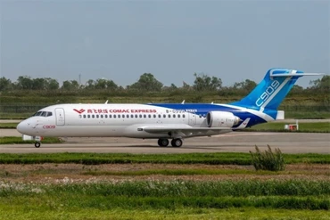 Máy bay COMAC của Trung Quốc. (Ảnh: Cục Hàng không Việt Nam)
