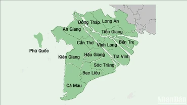 [Infographic] Mục tiêu tăng trưởng GRDP năm 2025 của các tỉnh, thành phố vùng Đồng bằng sông Cửu Long