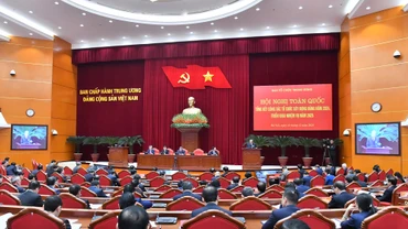 Tổng Bí thư Tô Lâm dự Hội nghị toàn quốc tổng kết công tác tổ chức xây dựng Đảng năm 2024 và triển khai nhiệm vụ năm 2025.