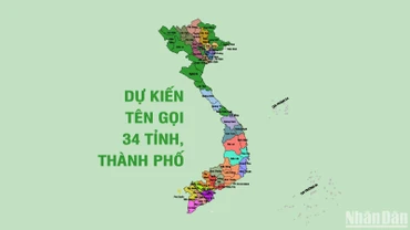 [Infographic] Dự kiến tên gọi các tỉnh, thành phố của 34 đơn vị hành chính cấp tỉnh
