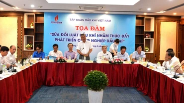 Phó Tổng Giám đốc PVN Đỗ Chí Thanh phát biểu tại tọa đàm.