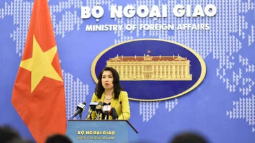 Người phát ngôn Bộ Ngoại giao Lê Thị Thu Hằng. (Ảnh: Báo Thế giới & Việt Nam)