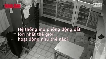 [Video] Hệ thống mô phỏng động đất lớn nhất thế giới hoạt động như thế nào?