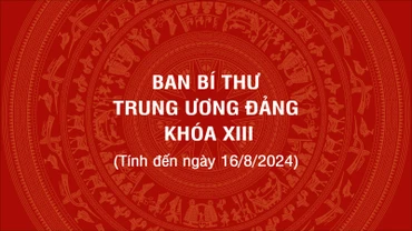 [Infographic] Ban Bí thư Trung ương Đảng khóa XIII