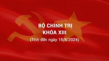 [Infographic] Các đồng chí Ủy viên Bộ Chính trị khóa XIII