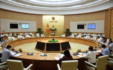 [Ảnh] Thủ tướng Phạm Minh Chính chủ trì Phiên họp Chính phủ thường kỳ tháng 5