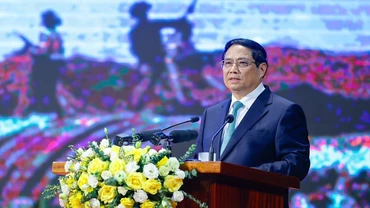 Thủ tướng Chính phủ Phạm Minh Chính phát biểu tại sự kiện. (Ảnh: Nhật Bắc)