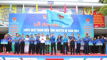 Xuất quân Chiến dịch Thanh niên tình nguyện Hè 2024