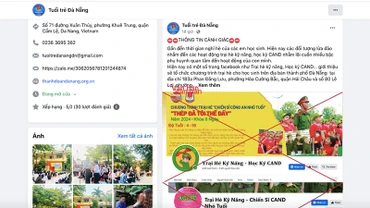 Thông tin cảnh báo được đăng.