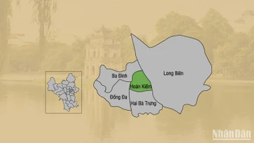 [Infographic] Quận Hoàn Kiếm - trung tâm văn hóa, chính trị, kinh tế của Hà Nội