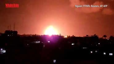 [Video] Israel oanh kích khắp Dải Gaza, ít nhất 200 người thiệt mạng
